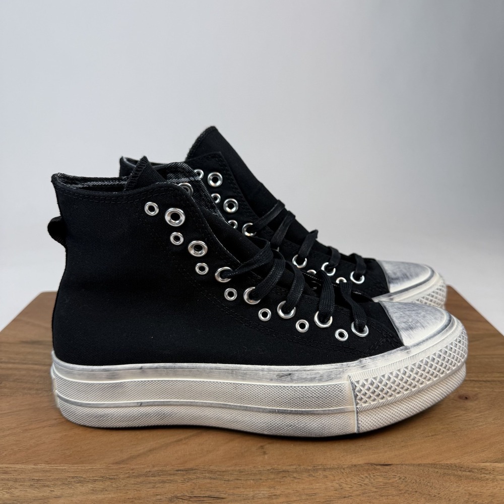 New Womens Converse Chuck Taylor All Star Lift Platform High Punk Shoes Size 7.5